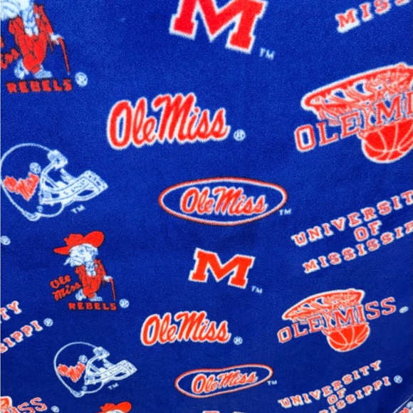 Custom Ole Miss Colonel Rebb kids fleece blanket - Picture 2 of 9